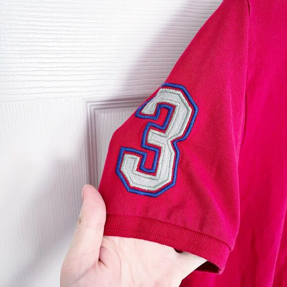 US Polo Assn Slim Fit Stretch Pique Polo Shirt - Picture 5 of 8